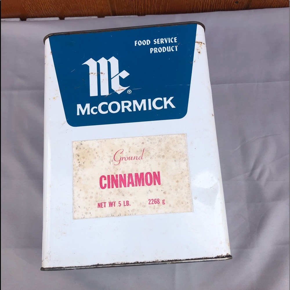 Vintage McCormick Cinnamon Tin